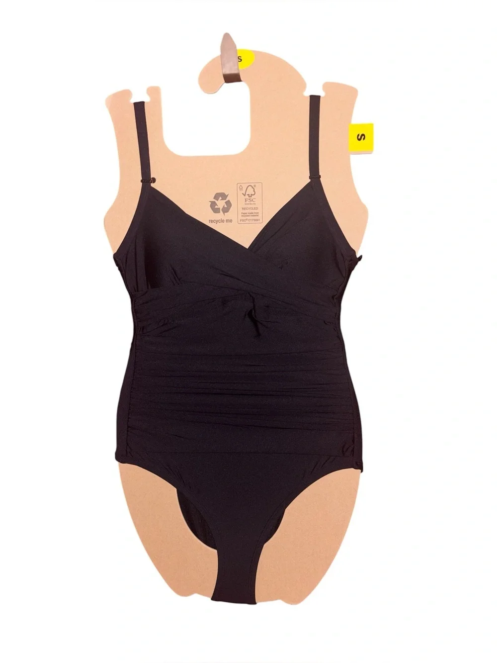 DKNY Twisted One-Piece Swimsuit - Picture 2 of 4